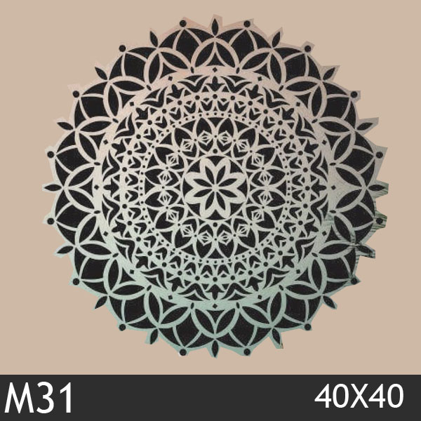 شابلون استنسیل کد M31 سایز 40x40 سانت