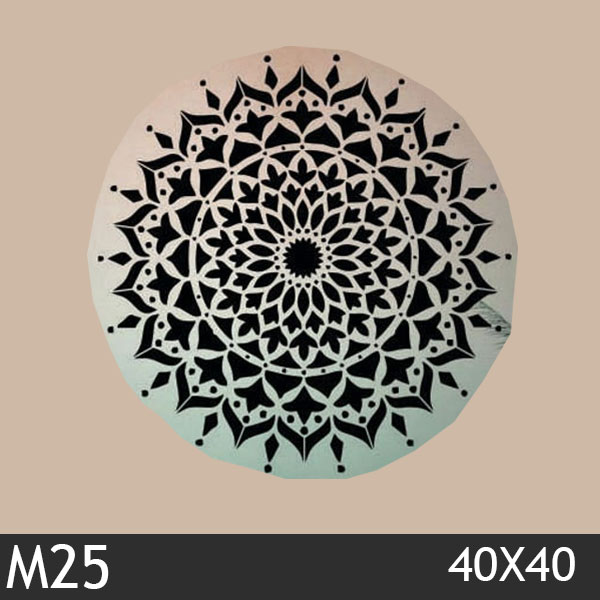 شابلون استنسیل کد M25 سایز 40x40 سانت