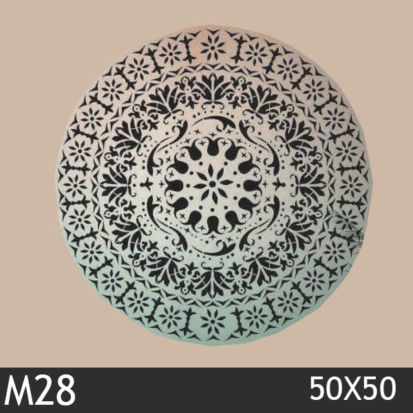 شابلون استنسیل کد M28 سایز 50x50 سانت