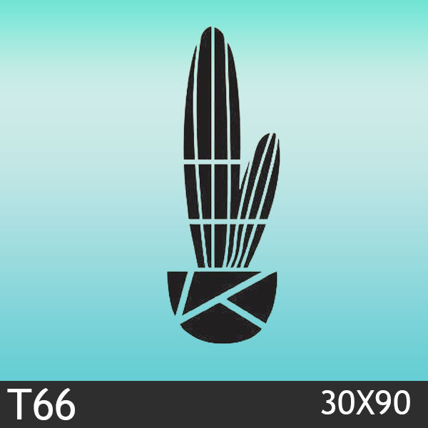 شابلون استنسیل کد T66 سایز 30x90 سانت