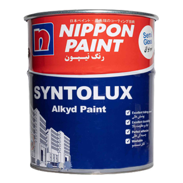 رنگ روغنی ایران (نیپون) سفید نیم براق سینتولوکس کد 311 حلب 17.5 لیتری